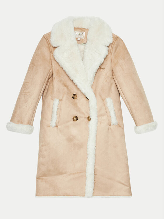 Зимнее пальто стандартного кроя Guess, бежевый
Зимнее пальто стандартного кроя Guess, бежевый