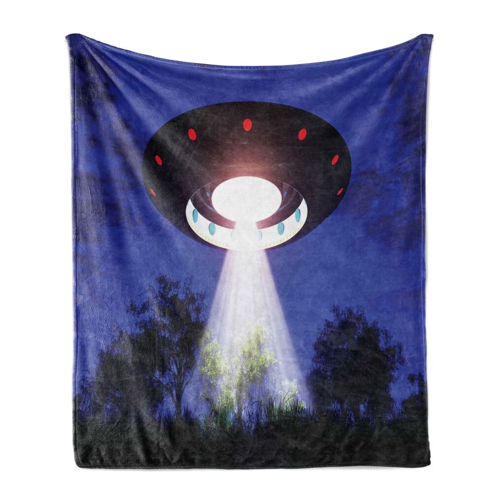 ABAKUHAUS UFO Мягкое фланелевое флисовое одеяло, Ночной пейзаж с инопланетянами, Космическая композиция на тему научной фантастики, Лес, 175 x 230 см, Разноцветный
ABAKUHAUS UFO Мягкое фланелевое флисовое одеяло, Ночной пейзаж с инопланетянами, Космическая композиция на тему научной фантастики, Лес, 175 x 230 см, Разноцветный