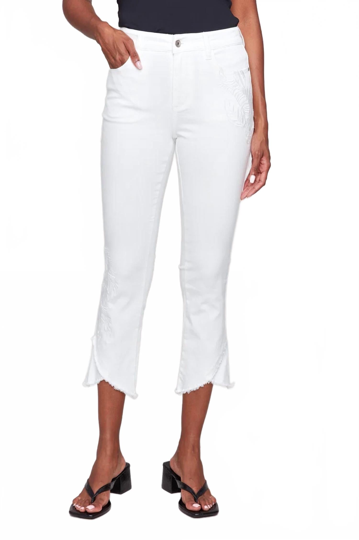 Белые брюки с тюльпановым подолом CHARLIE B
Белые брюки с тюльпановым подолом CHARLIE B