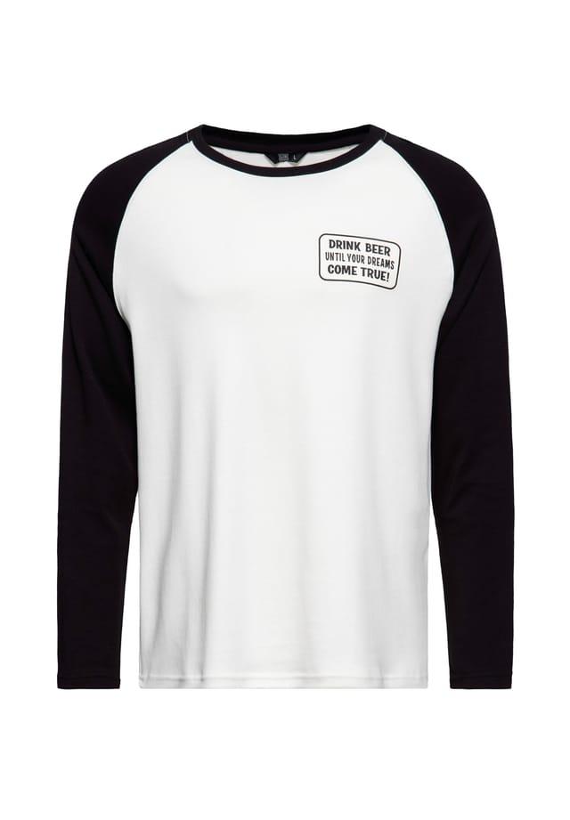 Рубашка с длинными рукавами реглан звон-звон-звон King Kerosin, белый
Рубашка с длинными рукавами реглан звон-звон-звон King Kerosin, белый