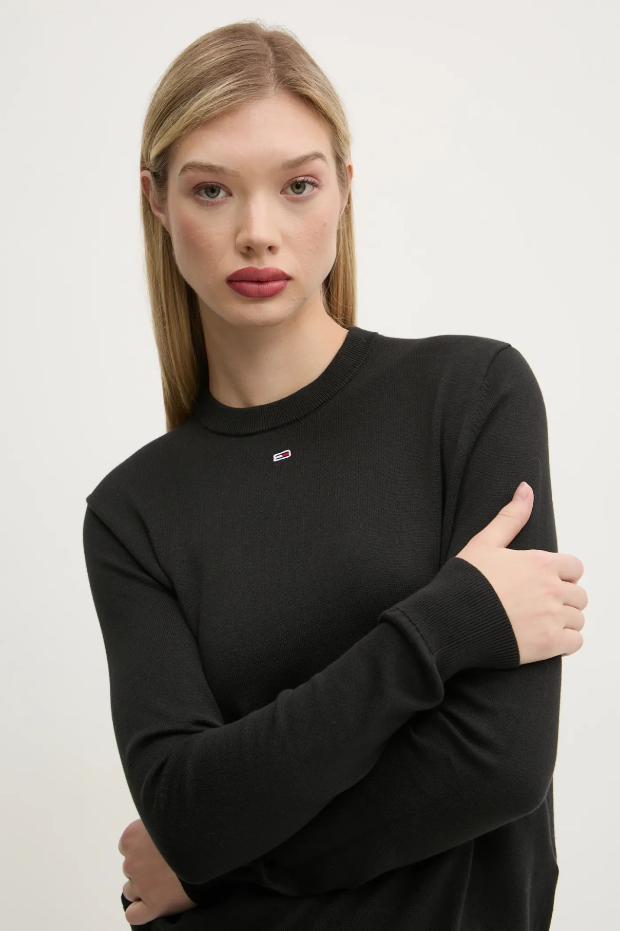 Хлопковый свитер Tommy Jeans, черный
Хлопковый свитер Tommy Jeans, черный