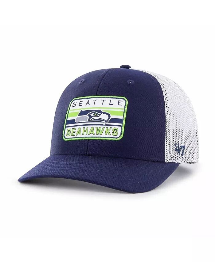 Мужская темно-синяя, белая кепка Seattle Seahawks Drifter Adjustable Trucker '47 Brand
Мужская темно-синяя, белая кепка Seattle Seahawks Drifter Adjustable Trucker '47 Brand