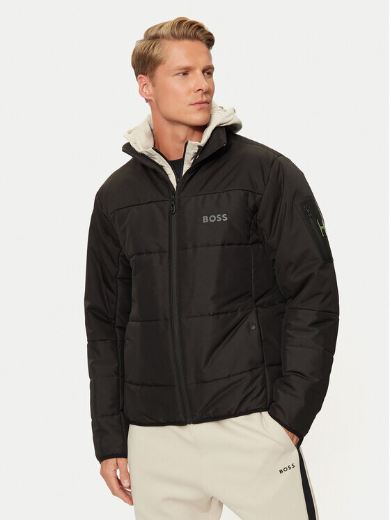 Пуховик стандартного кроя Boss, черный
Пуховик стандартного кроя Boss, черный