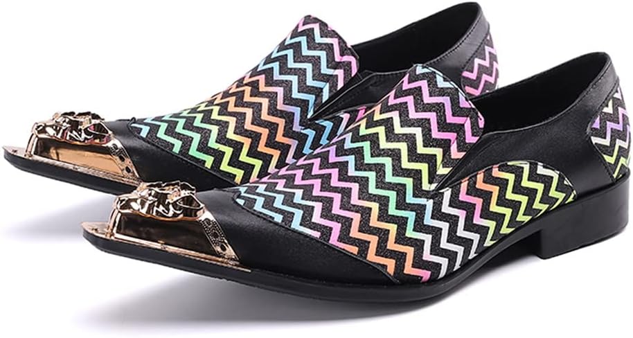Мужские лоферы Santimon, кожаные с зигзагообразным узором, металлическим львом, заостренным носком, модные, яркие, удобные, для вечеринок, свадеб, официальных мероприятий и вождения, черный
Мужские лоферы Santimon, кожаные с зигзагообразным узором, металлическим львом, заостренным носком, модные, яркие, удобные, для вечеринок, свадеб, официальных мероприятий и вождения, черный