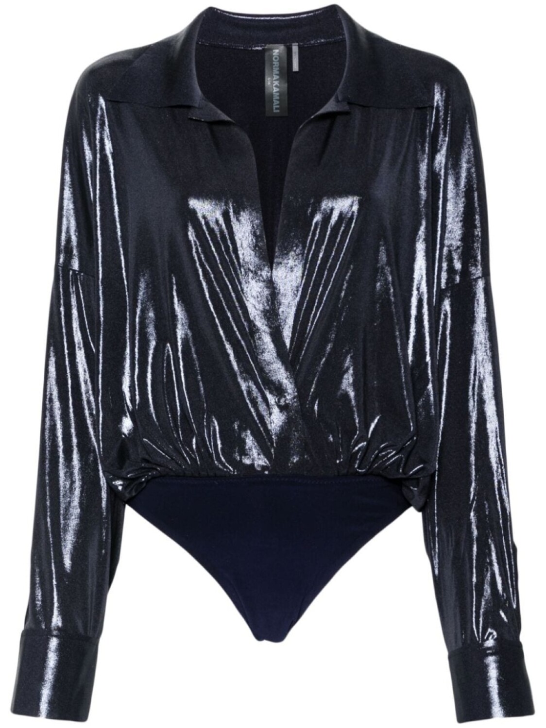 Norma Kamali рубашка боди, синий
Norma Kamali рубашка боди, синий