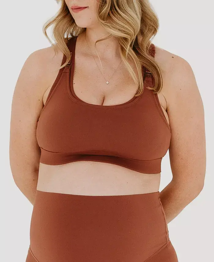 Женский спортивный бюстгальтер с высокой ударопрочностью и спинкой-борцовкой для беременных и кормящих мам с легкосъемными зажимами для кормления грудью AXK, коричневый
Женский спортивный бюстгальтер с высокой ударопрочностью и спинкой-борцовкой для беременных и кормящих мам с легкосъемными зажимами для кормления грудью AXK, коричневый