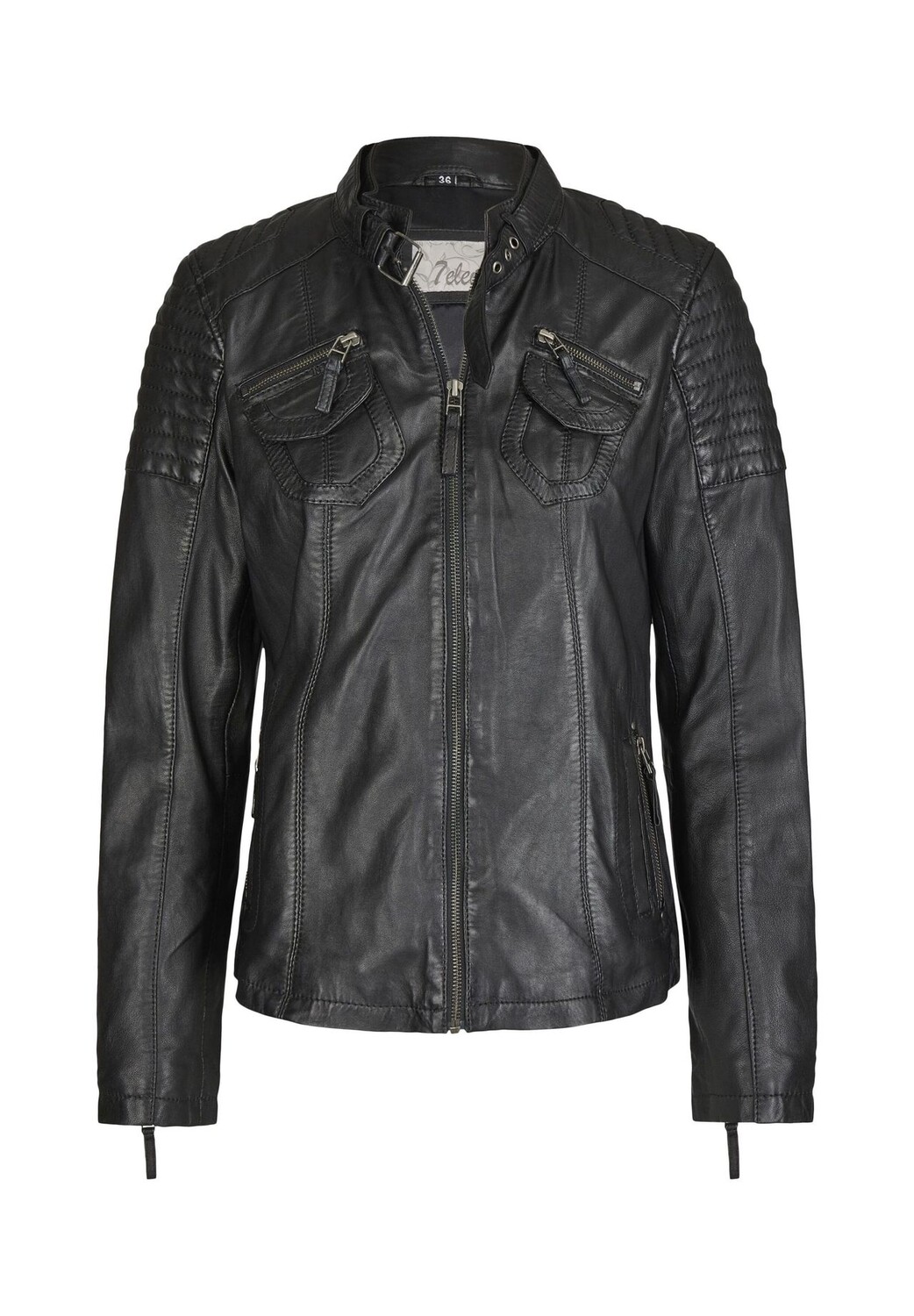 Кожаная куртка Зиза 7eleven, черный
Кожаная куртка Зиза 7eleven, черный