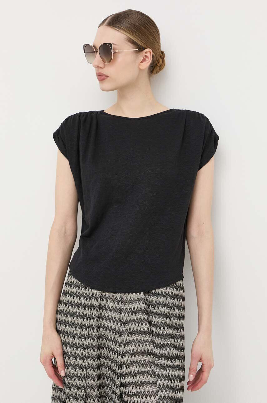 Льняная футболка Max Mara Leisure, черный
Льняная футболка Max Mara Leisure, черный