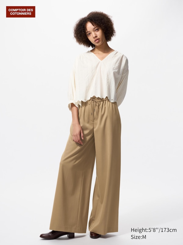 Широкие шерстяные брюки Uniqlo, 34 brown
Широкие шерстяные брюки Uniqlo, 34 brown