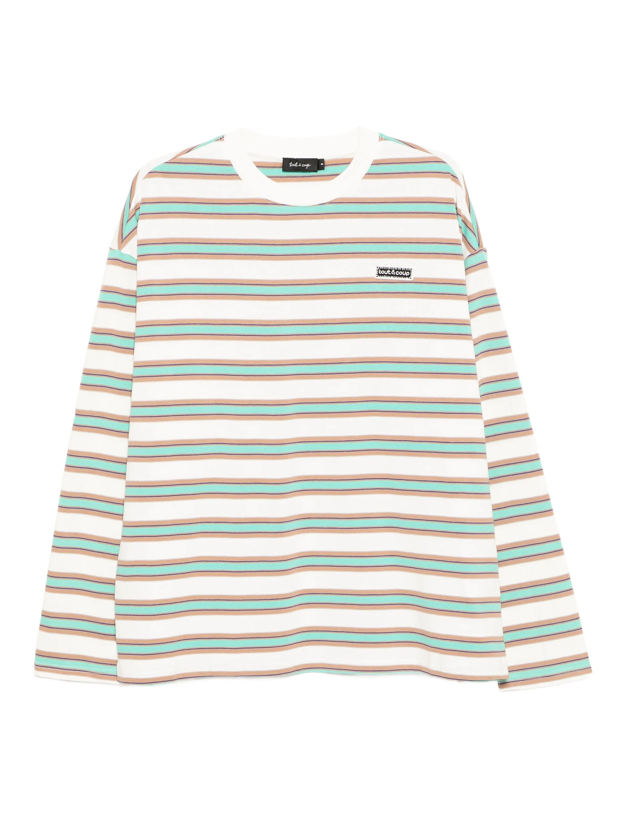 Футболка в полоску Tout A Coup, кремовый
Футболка в полоску Tout A Coup, кремовый