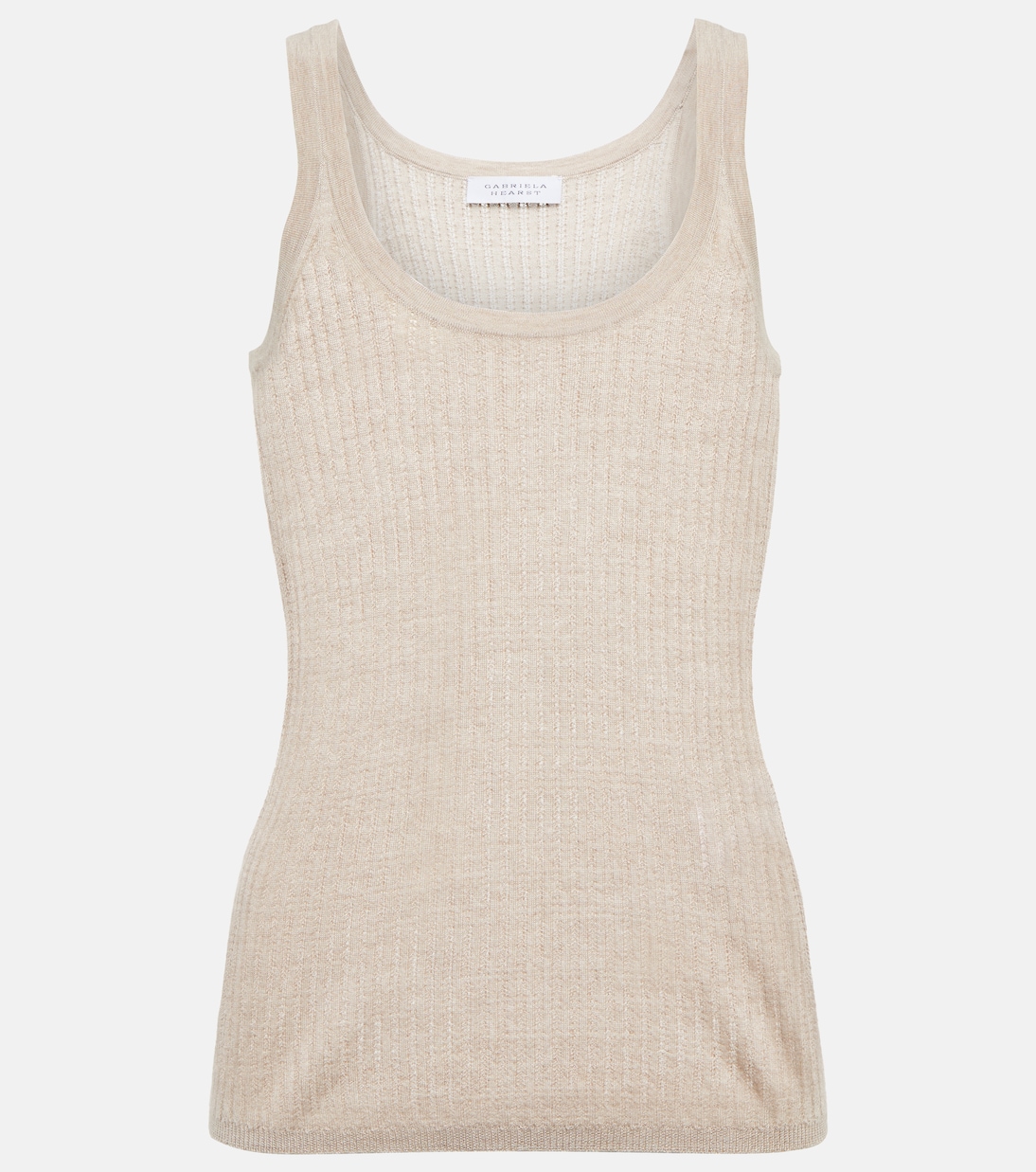 Невинский топ из кашемира и шелка Gabriela Hearst, Oatmeal
Невинский топ из кашемира и шелка Gabriela Hearst, Oatmeal