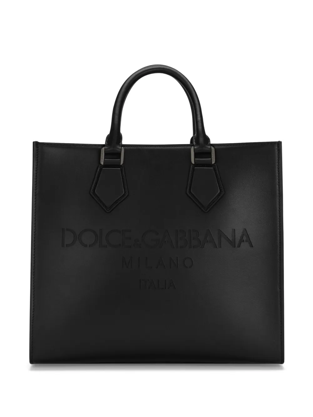 Сумка-тоут с тисненым логотипом Dolce & Gabbana, черный
Сумка-тоут с тисненым логотипом Dolce & Gabbana, черный