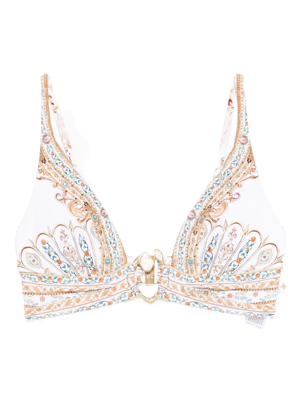 Верх бикини с пряжкой и принтом пейсли Camilla, белый
Верх бикини с пряжкой и принтом пейсли Camilla, белый