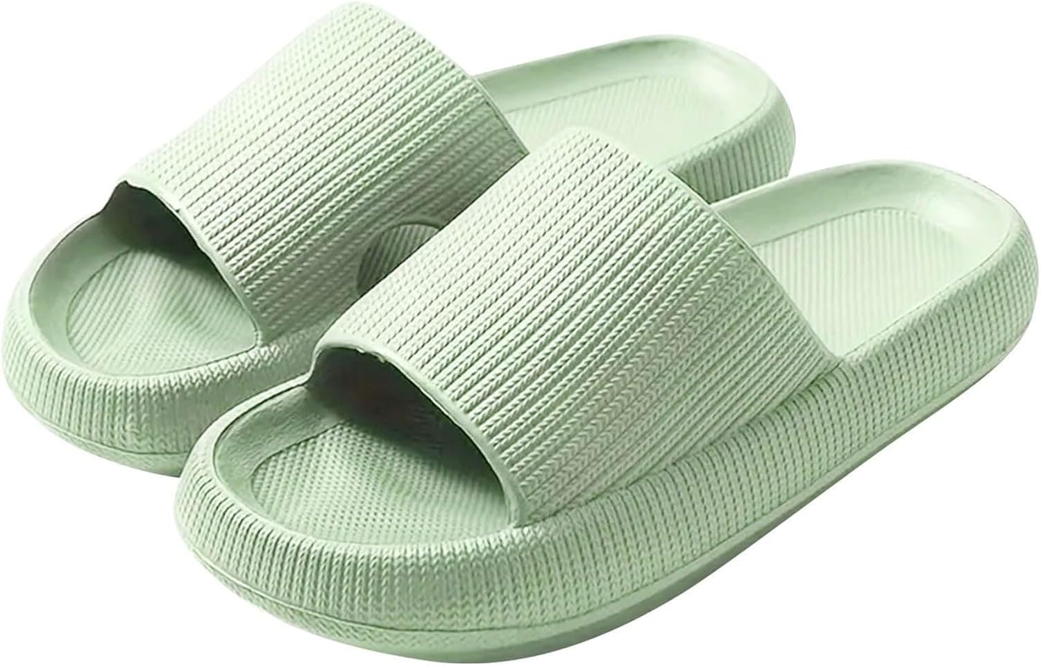 Домашние тапочки Cloud Slippers для женщин и мужчин, мягкие тапочки из ЭВА, нескользящие быстросохнущие сандалии для душа, легкие и удобные сандалии с толстой подошвой для взрослых пар, для дома и улицы Generic, зеленый
Домашние тапочки Cloud Slippers для женщин и мужчин, мягкие тапочки из ЭВА, нескользящие быстросохнущие сандалии для душа, легкие и удобные сандалии с толстой подошвой для взрослых пар, для дома и улицы Generic, зеленый