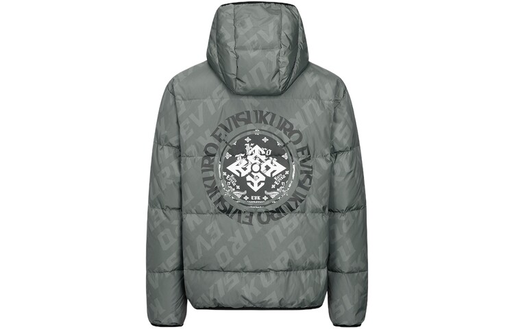 Пуховик мужской серый Evisu, серый
Пуховик мужской серый Evisu, серый
