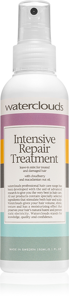 Интенсивный восстанавливающий питательный увлажняющий спрей для волос Waterclouds, 150 мл
Интенсивный восстанавливающий питательный увлажняющий спрей для волос Waterclouds, 150 мл