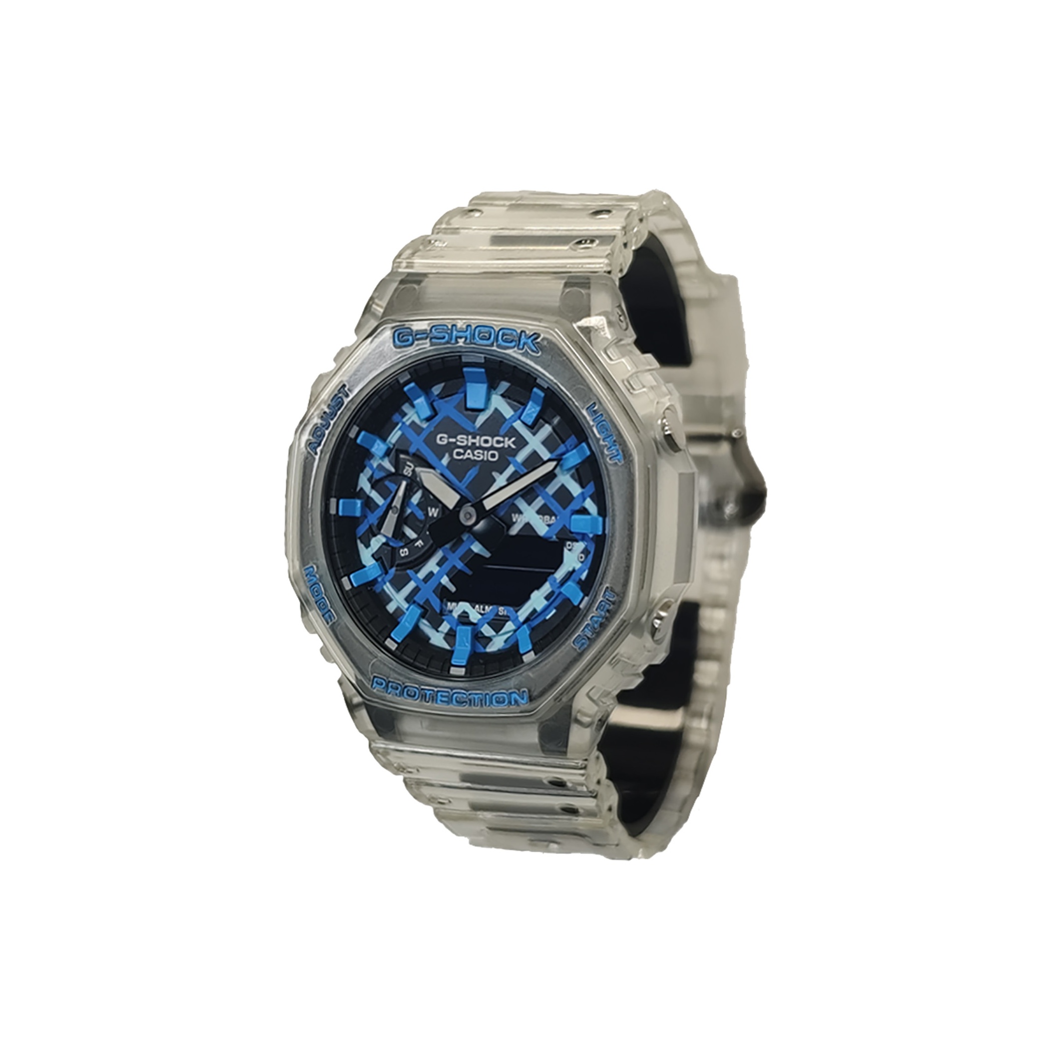 CASIO Часы Men Liquid Crystal/Analog Dual Display Series Red Watch, Stripe Blue
CASIO Часы Men Liquid Crystal/Analog Dual Display Series Red Watch, Stripe Blue