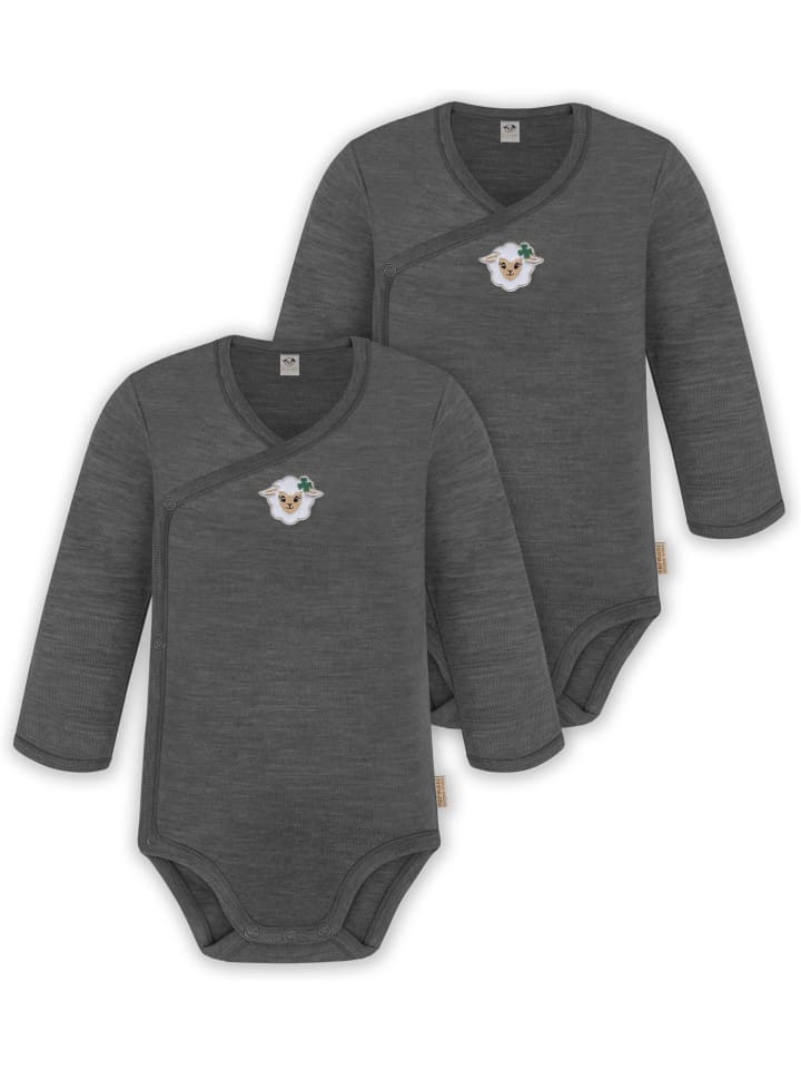 Normani Outdoor Sports Комплект из двух детских бодиков (двойня) из мериносовой шерсти, цвет антрацит
Normani Outdoor Sports Комплект из двух детских бодиков (двойня) из мериносовой шерсти, цвет антрацит