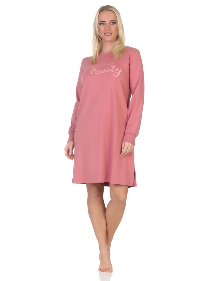 Ночная рубашка NORMANN Langarm Kuschel Interlock Frontprint, цвет altrose
Ночная рубашка NORMANN Langarm Kuschel Interlock Frontprint, цвет altrose