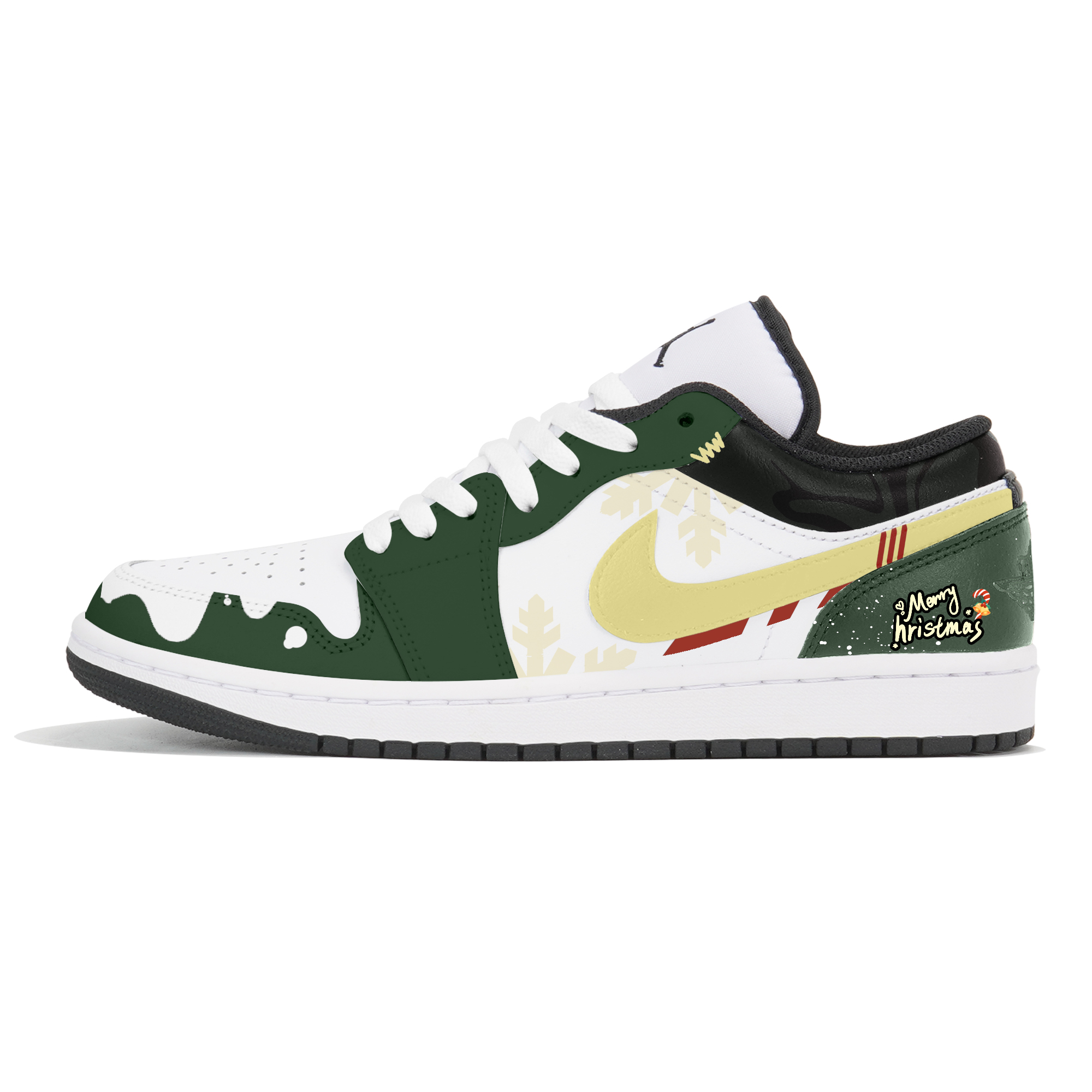 Jordan Баскетбольные кроссовки Air 1 с амортизацией и противоскользящим эффектом, винтажные, низкие, мужские, цвет белый-зеленый
Jordan Баскетбольные кроссовки Air 1 с амортизацией и противоскользящим эффектом, винтажные, низкие, мужские, цвет белый-зеленый