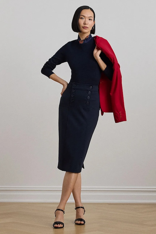 Юбка Lauren Ralph Lauren, темно-синий
Юбка Lauren Ralph Lauren, темно-синий