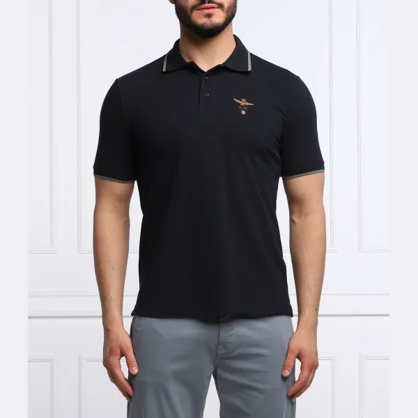 Рубашка поло стандартного кроя Aeronautica Militare, синий
Рубашка поло стандартного кроя Aeronautica Militare, синий