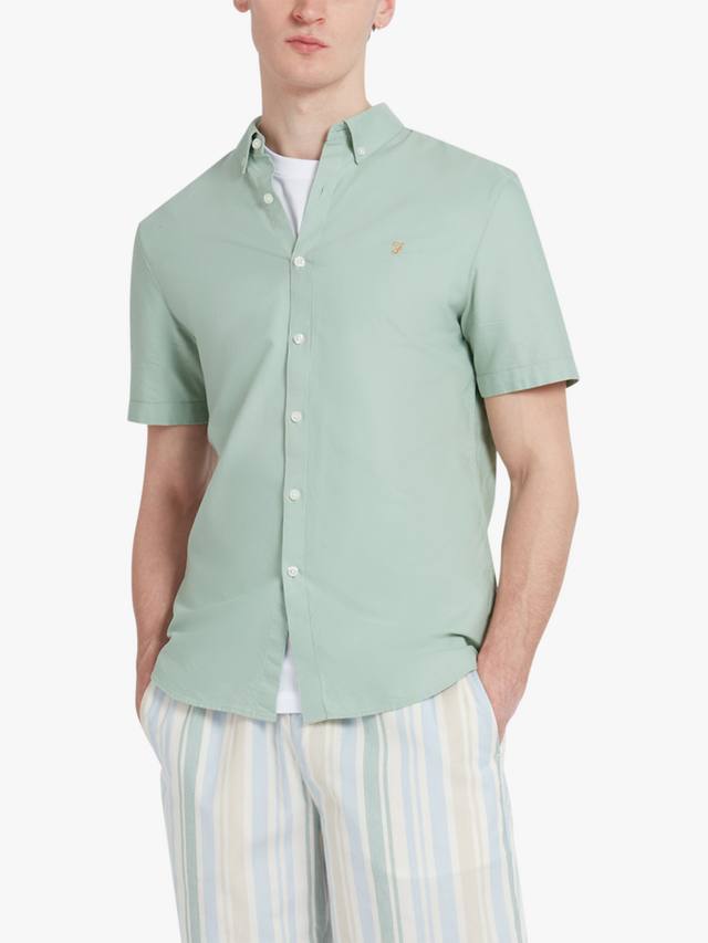 Футболка Brewer Organic Cotton Slim Fit с короткими рукавами Farah, Grove Green
Футболка Brewer Organic Cotton Slim Fit с короткими рукавами Farah, Grove Green