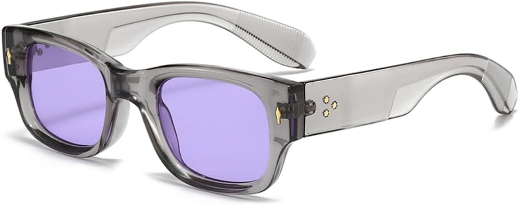 Солнцезащитные очки с защитой UV400 | Маленькая оправа Rivet, цветные линзы | для женщин и мужчин, для занятий спортом на открытом воздухе и вождения DSVIGF, Grey Purple
Солнцезащитные очки с защитой UV400 | Маленькая оправа Rivet, цветные линзы | для женщин и мужчин, для занятий спортом на открытом воздухе и вождения DSVIGF, Grey Purple