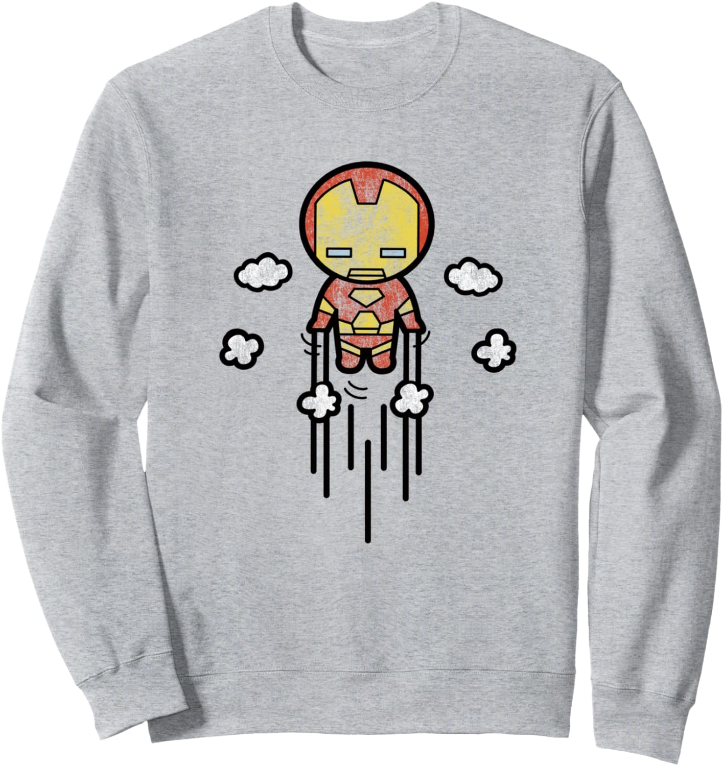 Толстовка Marvel Kawaii Chibi Iron Man Flying Distressed Shot, серый
Толстовка Marvel Kawaii Chibi Iron Man Flying Distressed Shot, серый