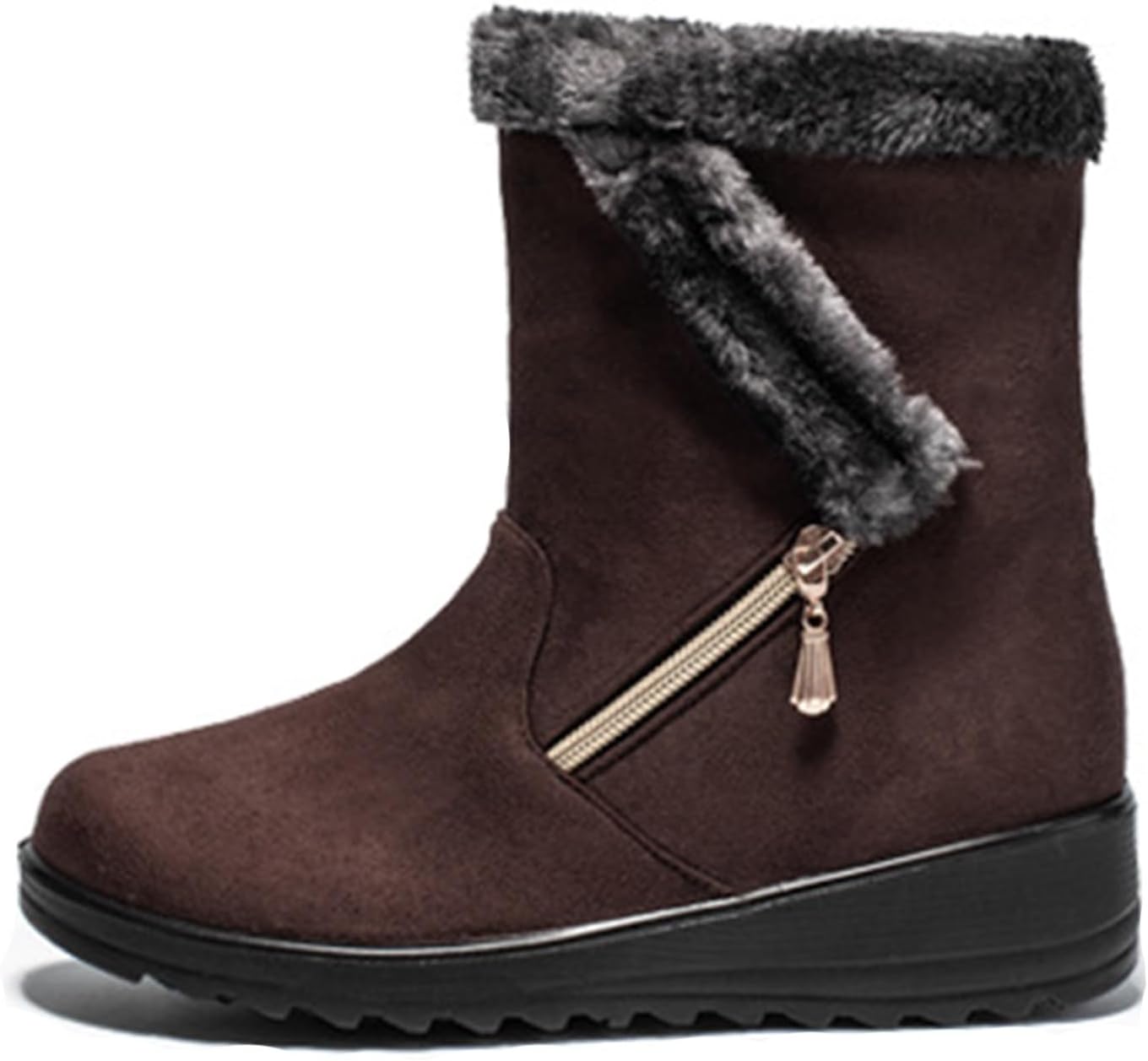 Женские зимние сапоги DHAEY, с меховой подкладкой, боковой молнией, мужские меховые ботиночки, теплые, противоскользящие, износостойкие, удобные, с низким каблуком, повседневные зимние сапоги (цвет: коричневый, размер: 5,5 для женщин / 4 для муж...
Женские зимние сапоги DHAEY, с меховой подкладкой, боковой молнией, мужские меховые ботиночки, теплые, противоскользящие, износостойкие, удобные, с низким каблуком, повседневные зимние сапоги (цвет: коричневый, размер: 5,5 для женщин / 4 для муж...