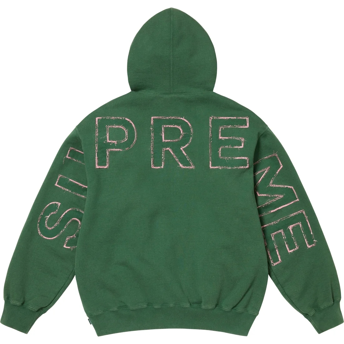 Потрепанный худи Supreme, зеленый
Потрепанный худи Supreme, зеленый