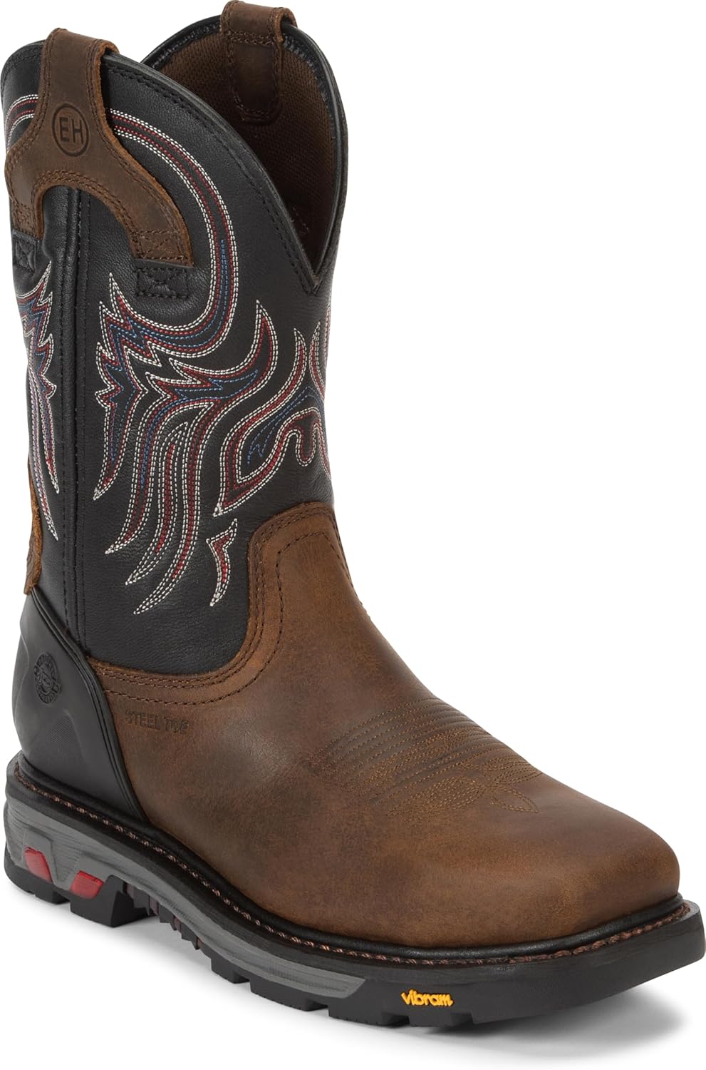 Мужские ботинки Justin Tanker 11 с стальным носком, соответствующие стандартам EH и ASTM F2413, устойчивые к маслу и скольжению, верх из высококачественной натуральной кожи, Walnut
Мужские ботинки Justin Tanker 11 с стальным носком, соответствующие стандартам EH и ASTM F2413, устойчивые к маслу и скольжению, верх из высококачественной натуральной кожи, Walnut