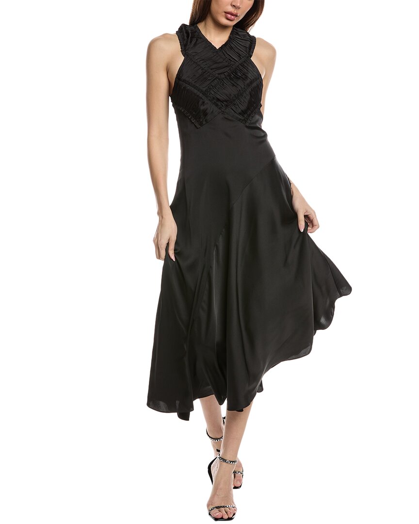 AllSaints Mahree платье миди All Saints, черный 
AllSaints Mahree платье миди All Saints, черный