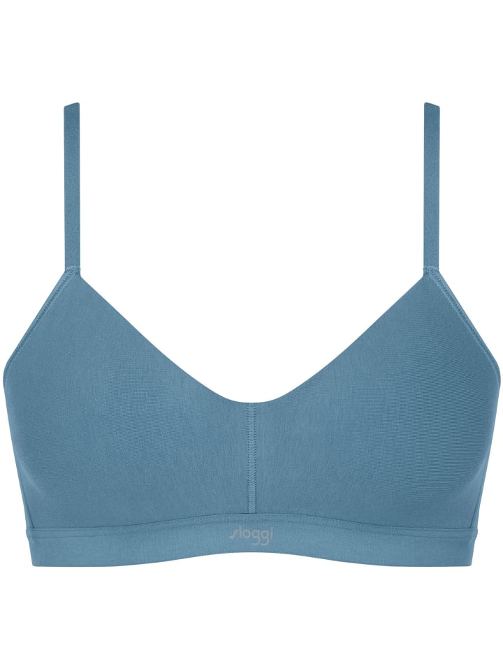 Бюстгальтер на косточках Sloggi, цвет provincial blue 
Бюстгальтер на косточках Sloggi, цвет provincial blue