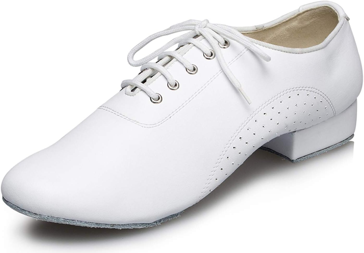 Мужские танцевальные туфли Honeystore с шнуровкой, кожаные, круглый носок, современные для танго, джаза, бальных и латинских танцев, белый
Мужские танцевальные туфли Honeystore с шнуровкой, кожаные, круглый носок, современные для танго, джаза, бальных и латинских танцев, белый