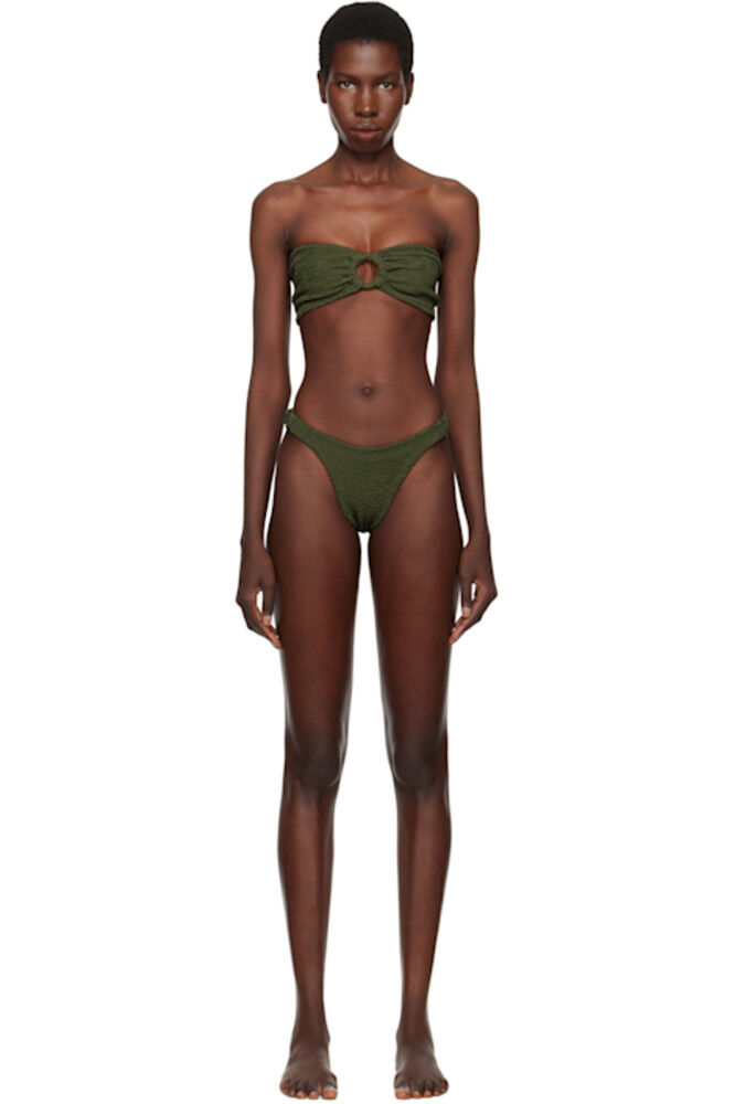 Зеленое бикини Gloria Tonal Hoops Hunza G
Зеленое бикини Gloria Tonal Hoops Hunza G