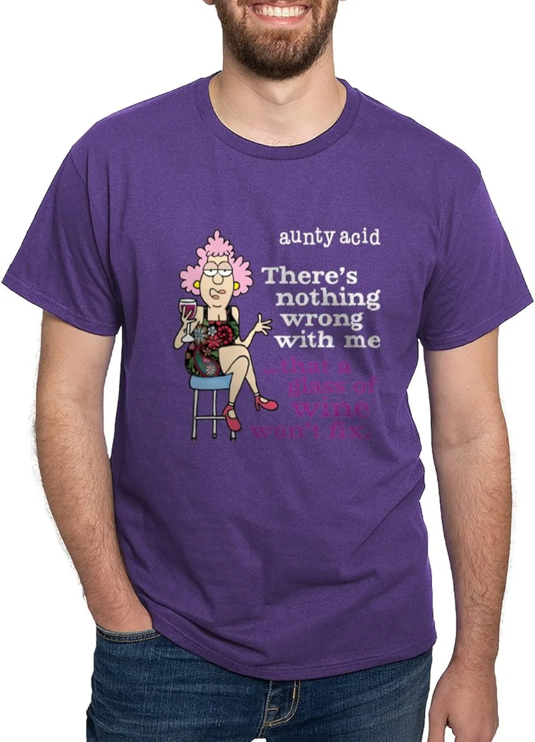 Футболка мужская Aunty Acid: Glass of Wine Dark T Shirt, 100% Cotton, Classic Graphic White CafePress
Футболка мужская Aunty Acid: Glass of Wine Dark T Shirt, 100% Cotton, Classic Graphic White CafePress