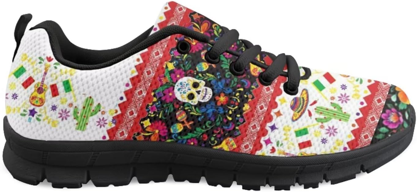 Унисекс кроссовки для женщин с тропическим цветочным рисунком, теннисные и беговые, легкие, с сетчатым верхом, спортивные, для тренажерного зала, с подошвой из EVA Getelinseng, Mexico Style Skull Flower
Унисекс кроссовки для женщин с тропическим цветочным рисунком, теннисные и беговые, легкие, с сетчатым верхом, спортивные, для тренажерного зала, с подошвой из EVA Getelinseng, Mexico Style Skull Flower