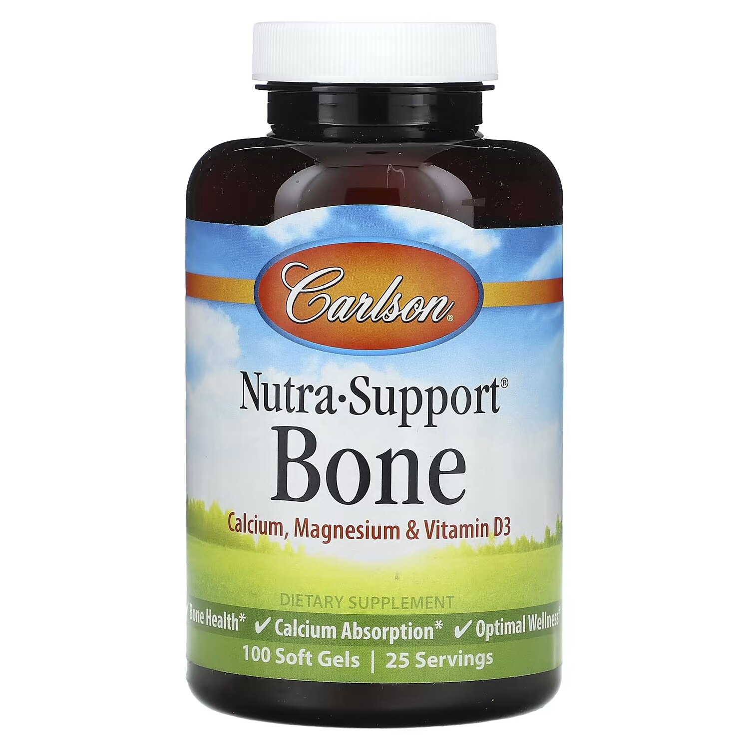 Carlson Nutra-Support Bone 100 мягких гелей 
Carlson Nutra-Support Bone 100 мягких гелей