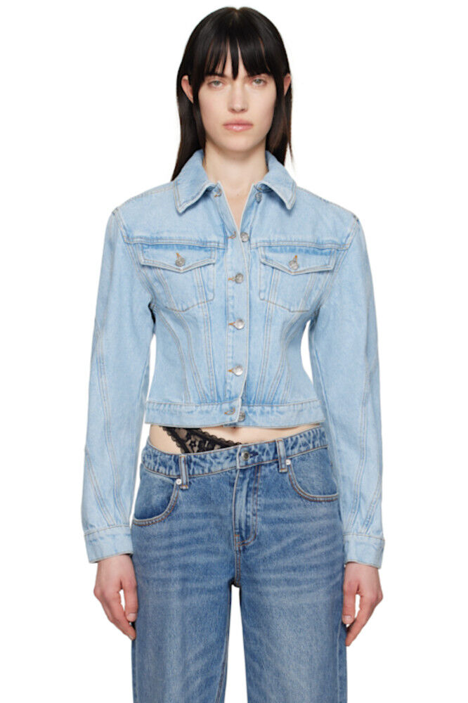 Синяя джинсовая куртка со вставками Mugler
Синяя джинсовая куртка со вставками Mugler