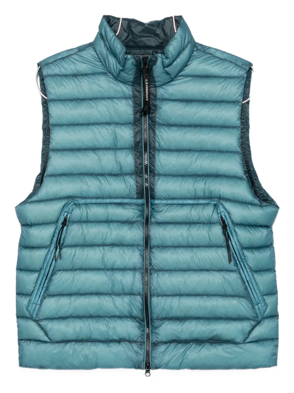Стеганый жилет с застежкой-молнией спереди C.P. Company, синий
Стеганый жилет с застежкой-молнией спереди C.P. Company, синий