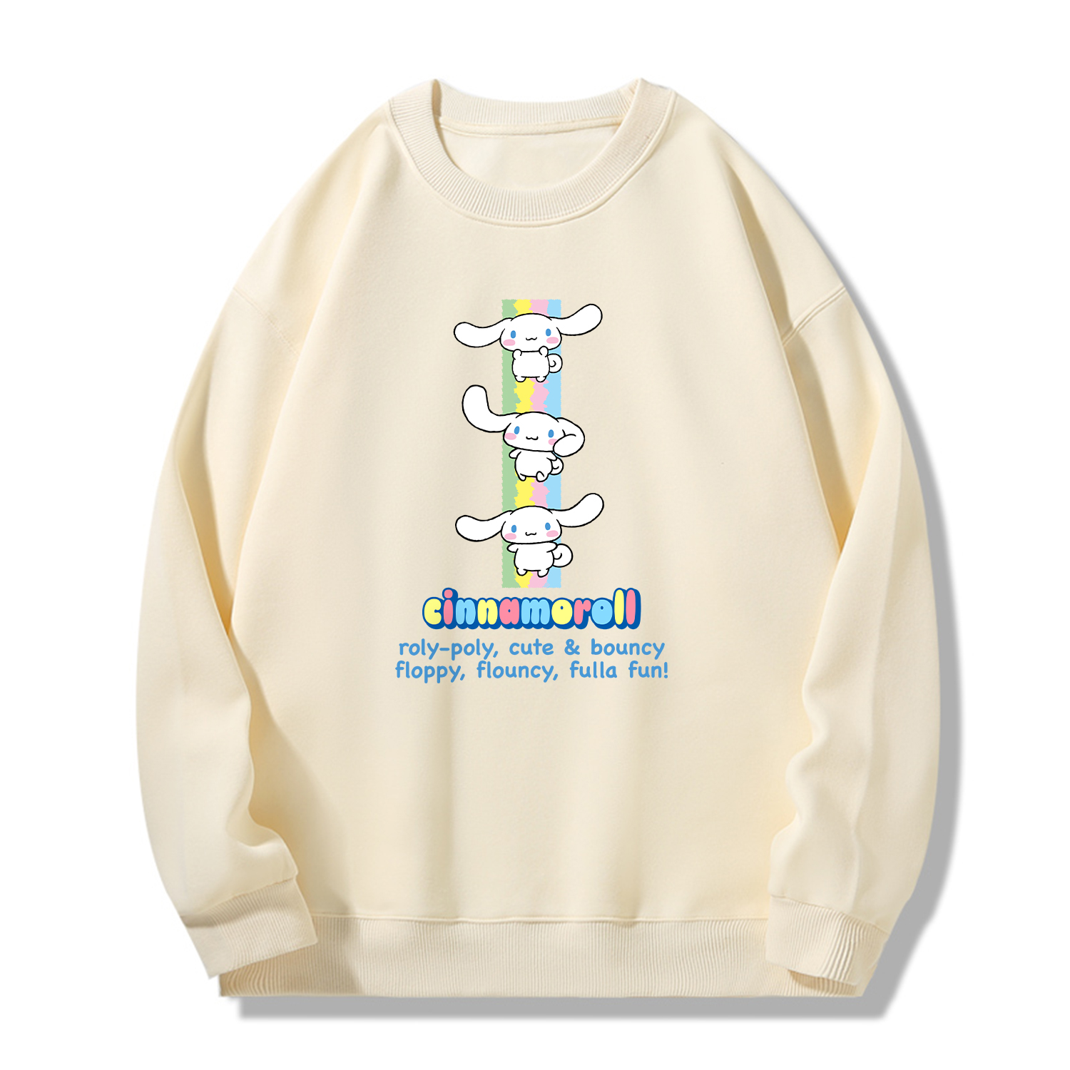 Свитшот Cinnamoroll Yugui Dog Unisex Sanrio, светло-бежевый
Свитшот Cinnamoroll Yugui Dog Unisex Sanrio, светло-бежевый