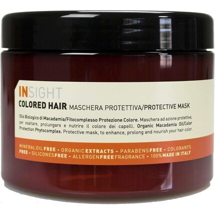Защитная маска для окрашенных волос 560G, Insight
Защитная маска для окрашенных волос 560G, Insight
