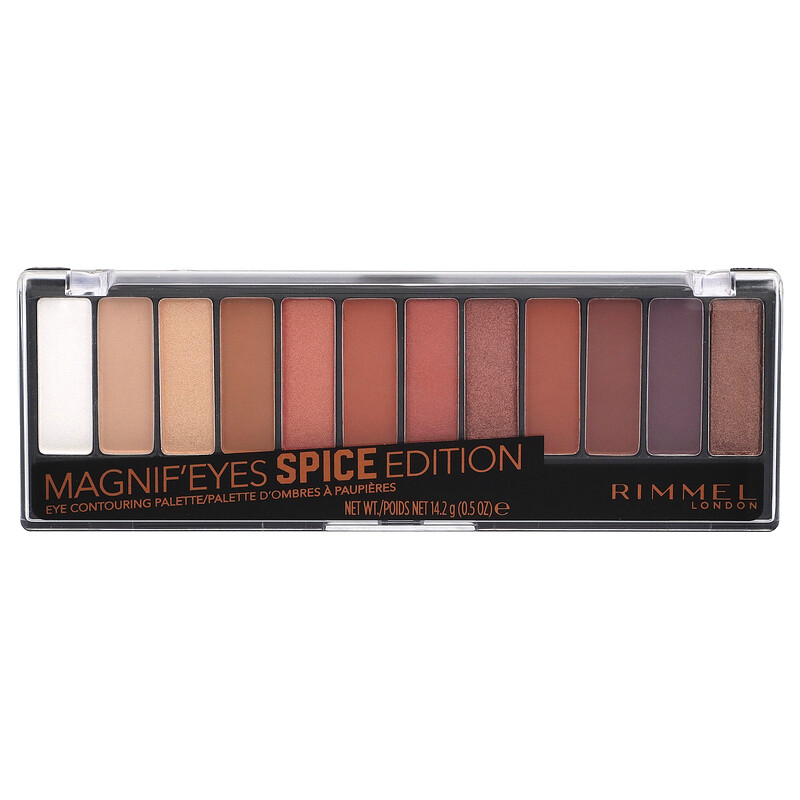 Rimmel London, Magnif'Eyes, палитра контурирования кожи вокруг глаз, оттенок 005 Spice, 14,2 г (0,5 унции)
Rimmel London, Magnif'Eyes, палитра контурирования кожи вокруг глаз, оттенок 005 Spice, 14,2 г (0,5 унции)