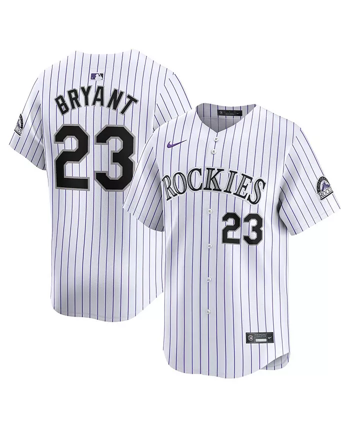 Мужская белая лимитированная игровая футболка Kris Bryant Colorado Rockies Nike
Мужская белая лимитированная игровая футболка Kris Bryant Colorado Rockies Nike