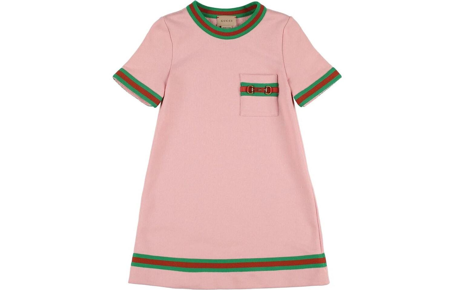 Платье детское Gucci, розовый / зеленый
Платье детское Gucci, розовый / зеленый