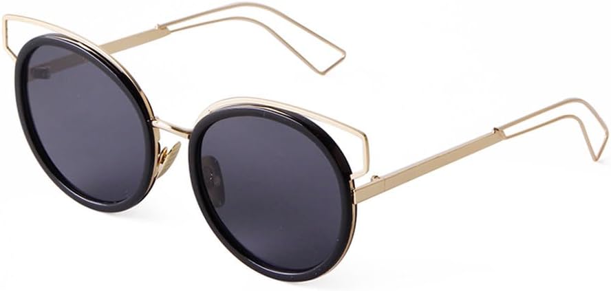 Модные металлические солнцезащитные очки «кошачий глаз» с зеркальными линзами, женская оправа с круглыми линзами, очки в стиле стимпанк, мужские солнцезащитные очки UV400 HVTVTLA, C1
Модные металлические солнцезащитные очки «кошачий глаз» с зеркальными линзами, женская оправа с круглыми линзами, очки в стиле стимпанк, мужские солнцезащитные очки UV400 HVTVTLA, C1