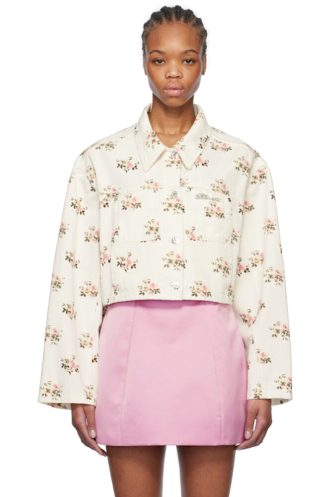 Джинсовая куртка с цветочным принтом в белых и розовых тонах со стразами Blumarine, Розовый, Джинсовая куртка с цветочным принтом в белых и розовых тонах со стразами Blumarine
Джинсовая куртка с цветочным принтом в белых и розовых тонах со стразами Blumarine, Розовый, Джинсовая куртка с цветочным принтом в белых и розовых тонах со стразами Blumarine