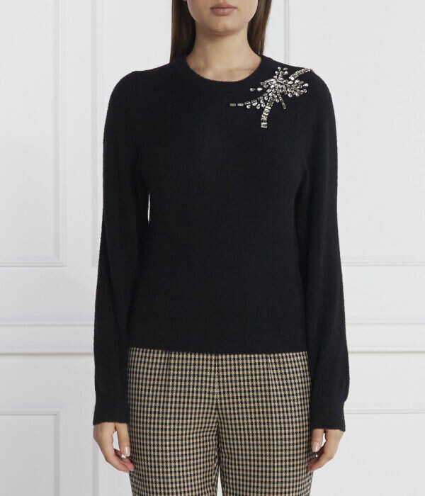 Свитер Liu Jo Regular Fit с стразами, черный
Свитер Liu Jo Regular Fit с стразами, черный