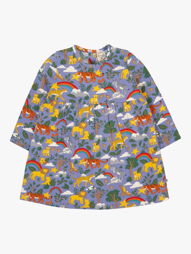 Детское платье с длинными рукавами из хлопка и полиэстера Frugi, Grape Into The Wild
Детское платье с длинными рукавами из хлопка и полиэстера Frugi, Grape Into The Wild